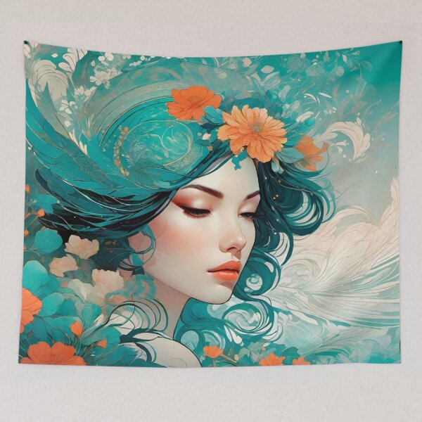 Item preview, Adorned with Flowers designed and sold by MatrixTattoo.