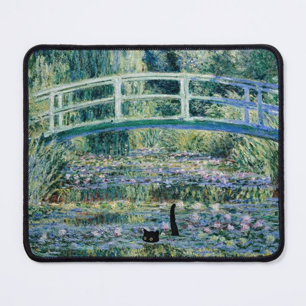 Aperçu de l'œuvre Chat Monet créée et vendue par Angry Swan Designs.