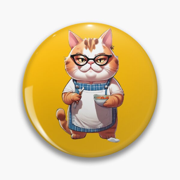 Item preview, Chubby Kitty Cat Home Cook designed and sold by Keffy.