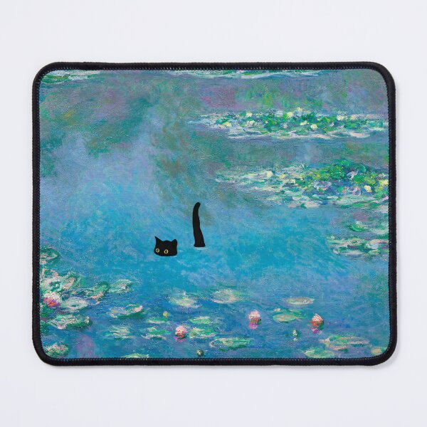 Aperçu de l'œuvre Chat Monet créée et vendue par Angry Swan Designs.