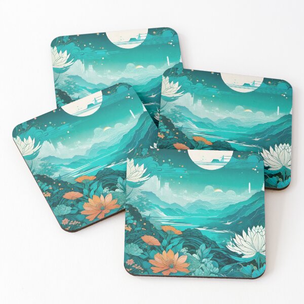 Item preview, Etched in Turquoise Hues designed and sold by MatrixTattoo.