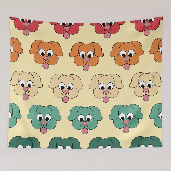 Item preview, funny dog pattern designed and sold by azet-art.