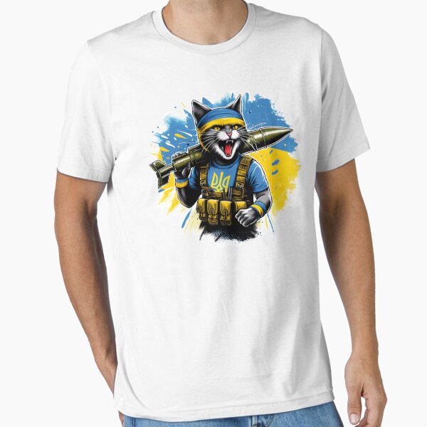 Item preview, UKRAINE,CAT SOLDIER designed and sold by agoraman.
