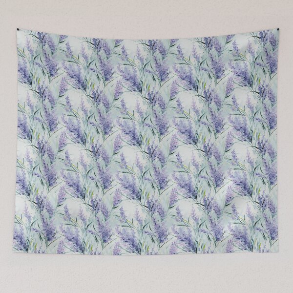 Item preview, Lavender Tile 09: Purple Haze on Fragrant Spikes and Fields of Violet Perfume designed and sold by TheBrainArt.