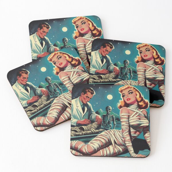 Item preview, Vintage Mummy Pin Up designed and sold by PulpVintage.