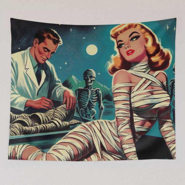 Item preview, Vintage Mummy Pin Up designed and sold by PulpVintage.