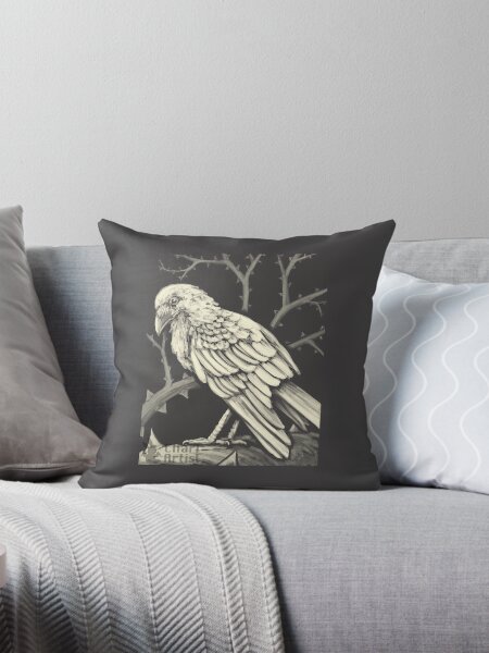 Item preview, Leucistic Crow - Perch designed and sold by ChariArtist.