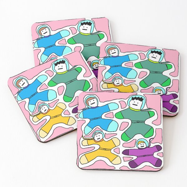 Item preview, Astronauts Caught by Liquid Monster on the Pink Planet designed and sold by zzzozzo.