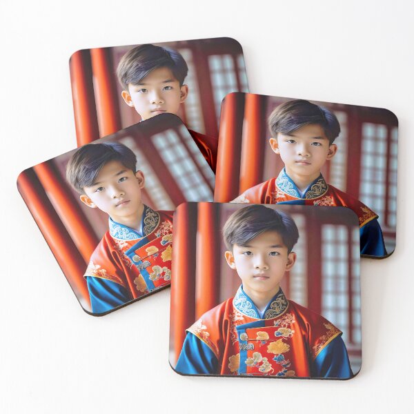 Item preview, Handsome Asian Boy In A Traditional Dress designed and sold by JoyPhotoArt.