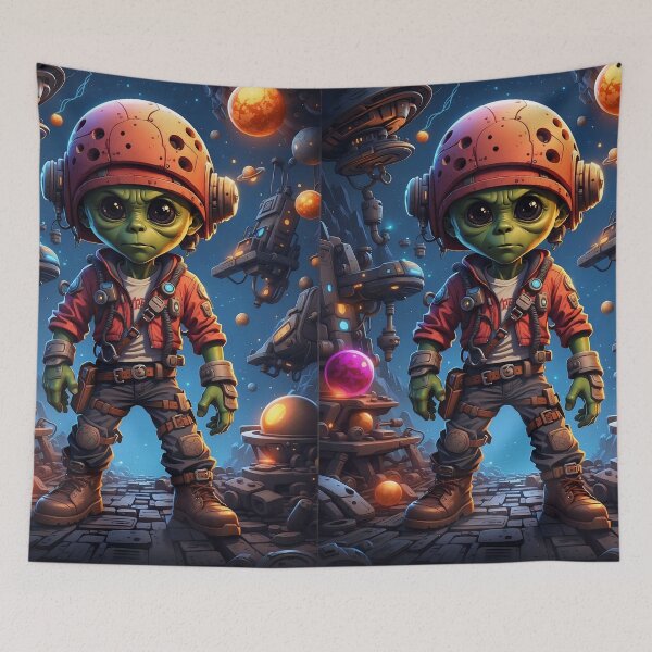 Item preview, Intergalactic Explorer: A Cosmic Journey Awaits designed and sold by ArtComixHaven.