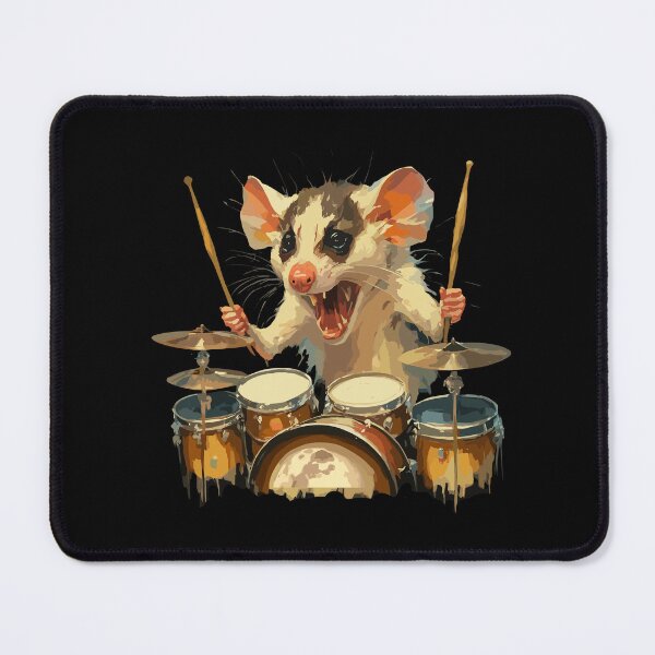 Item preview, Opossum Playing Drums designed and sold by box-artshop.