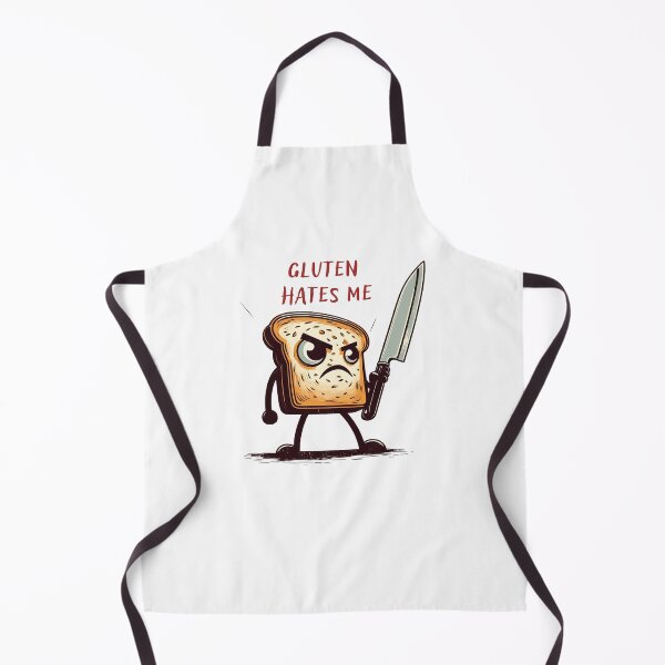 Item preview, Kawaii Gluten Hates Me designed and sold by TomFrontierArt.