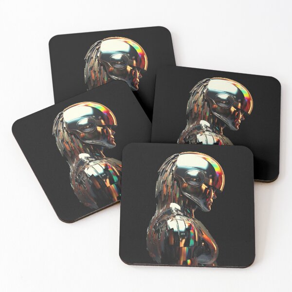 Item preview, Chromatic Mindscape: Surreal Chrome Abstract Art designed and sold by iQuorra.