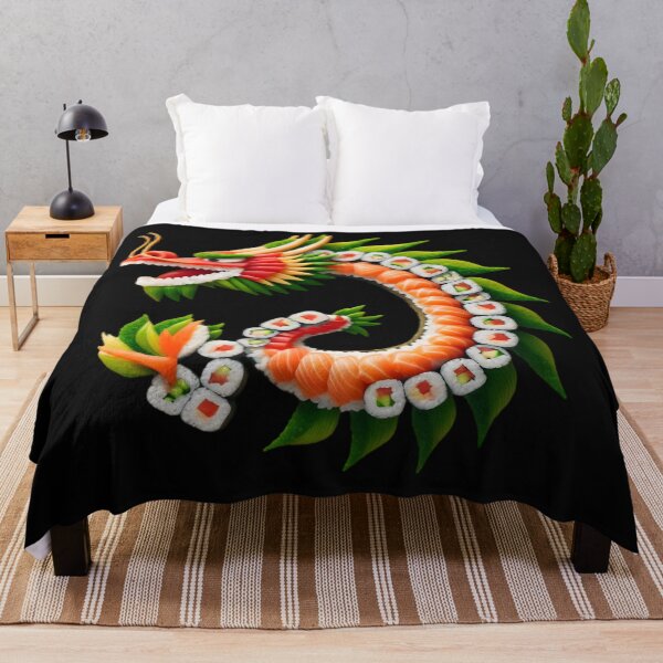 Item preview, Sushi Dragon: Culinary Myth designed and sold by AI-Only Creations.