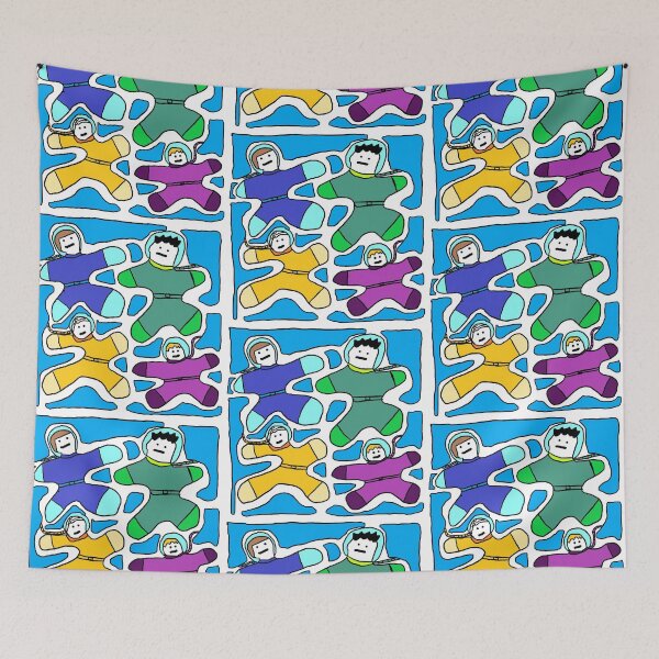 Item preview, Astronauts Caught by Liquid Monster on the blue Planet designed and sold by zzzozzo.