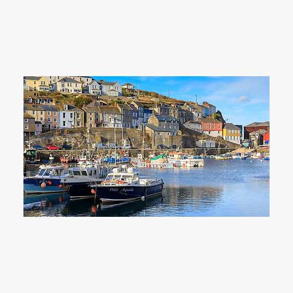 Evening in Mevagissey Harbour | Cornwall Photographic Print