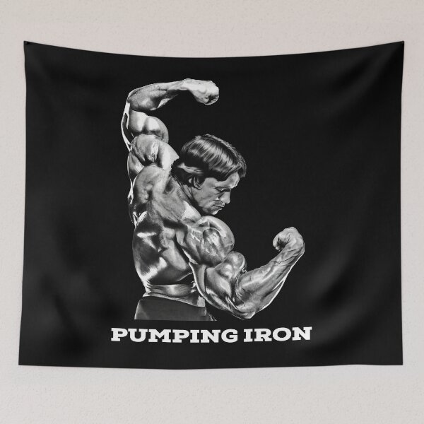 Item preview, Pumping Iron. Arnold Schwarzenegger Fan art. designed and sold by HuzaifaNaveedh.