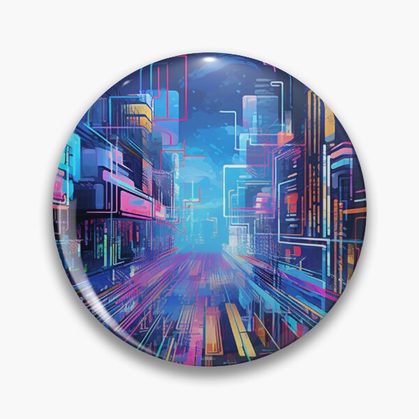 Item preview, Neon Cyber Metropolis designed and sold by kcreative22.