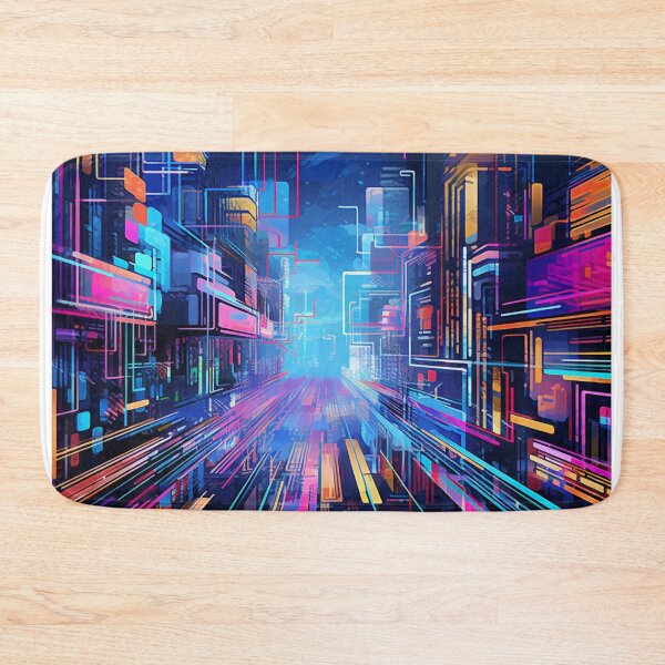Item preview, Neon Cyber Metropolis designed and sold by kcreative22.