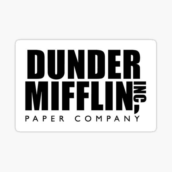 3D Printable Dunder Mifflin Logo by T-E-C