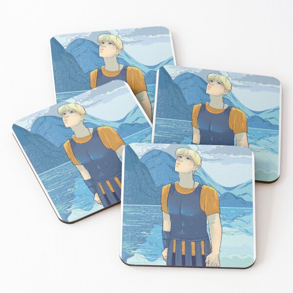 Item preview, kim seokjin, son of the sea god designed and sold by art-by-mar.