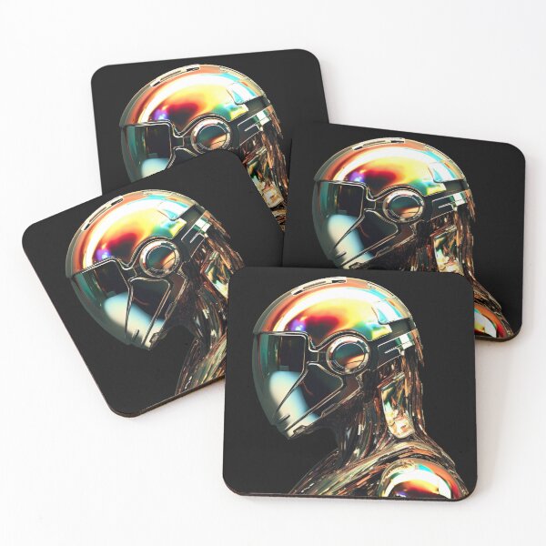Item preview, Chrome Reverie: Surreal Abstract Headpiece Art designed and sold by iQuorra.
