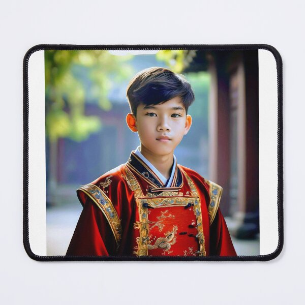 Item preview, Handsome Asian Boy In A Traditional Dress designed and sold by JoyPhotoArt.