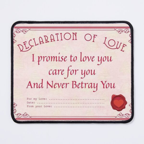 Item preview, Declaration of love designed and sold by nataliabrito.