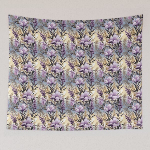 Item preview, Lavender Tile 11: Purple Haze on Fragrant Spikes and Fields of Violet Perfume designed and sold by TheBrainArt.