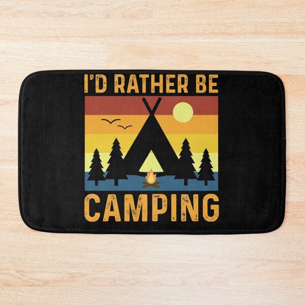 Item preview, Id Rather Be Camping - Outdoor Forest Nature Adventure  designed and sold by Sunserize Designs.