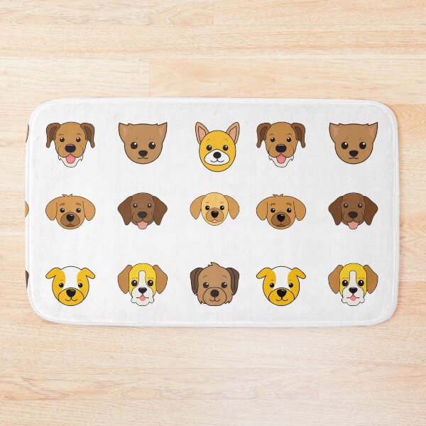 Item preview, cute happy puppy faces designed and sold by huape.