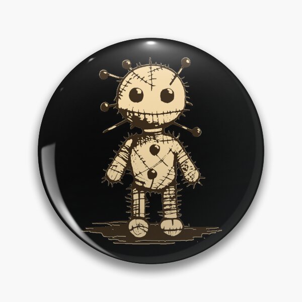 Artikelvorschau, Süße Voodoo-Puppe – minimalistische Tinte entworfen und verkauft von PETRIPRINTS.