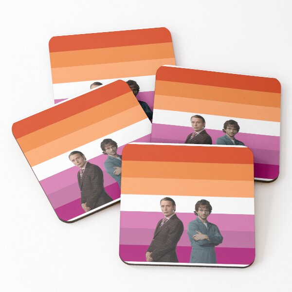 Item preview, Hannigram lesbian pride flag , Hannibal x Will Graham lgbtq+ pride  designed and sold by Evsartdiary.