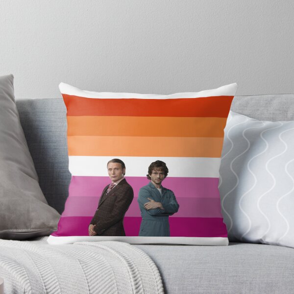 Item preview, Hannigram lesbian pride flag , Hannibal x Will Graham lgbtq+ pride  designed and sold by Evsartdiary.