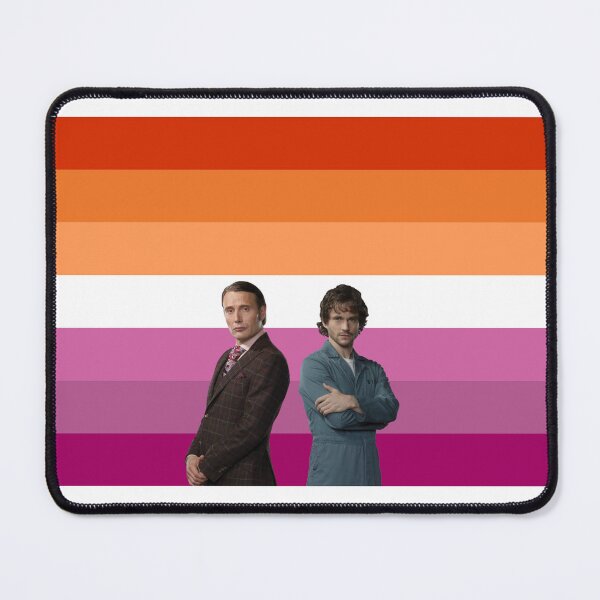 Item preview, Hannigram lesbian pride flag , Hannibal x Will Graham lgbtq+ pride designed and sold by Evsartdiary.