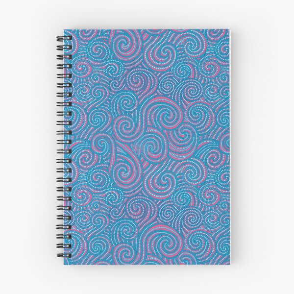 Item preview, NO AI ! Pink and Blue Wild Water Waves designed and sold by ManonElmendorp.