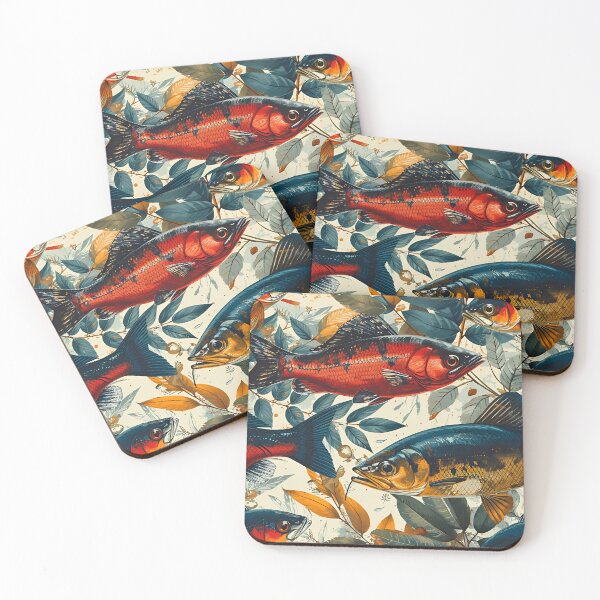 Item preview, Fish Art Color Classic Vintage - F03 designed and sold by BeebooDesign.