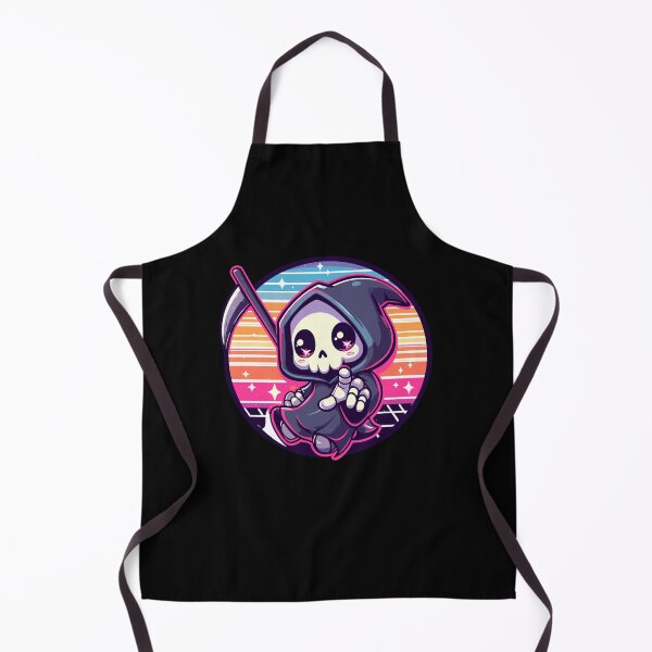 Artikelvorschau, Bunter kawaii Retro-Sensenmann entworfen und verkauft von TomFrontierArt.