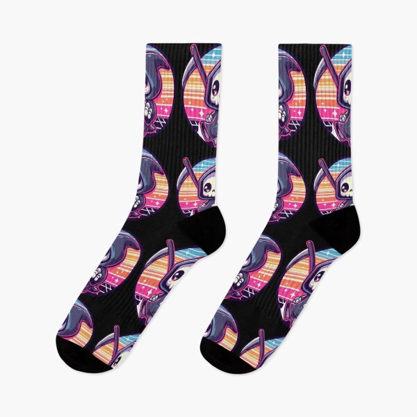 Artikelvorschau, Bunter kawaii Retro-Sensenmann entworfen und verkauft von TomFrontierArt.