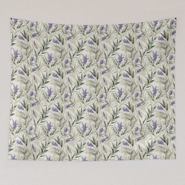 Item preview, Lavender Tile 14: Purple Haze on Fragrant Spikes and Fields of Violet Perfume designed and sold by TheBrainArt.