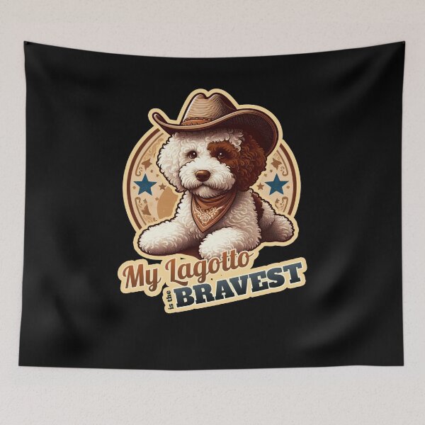 Item preview, Lagotto Cowboy designed and sold by ThisDress.