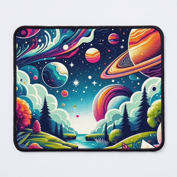 Item preview, Cosmic Serenity: Nature Meets Nebula designed and sold by templeofatro.