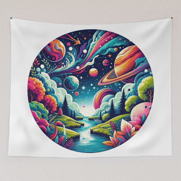 Item preview, Cosmic Serenity: Nature Meets Nebula designed and sold by templeofatro.