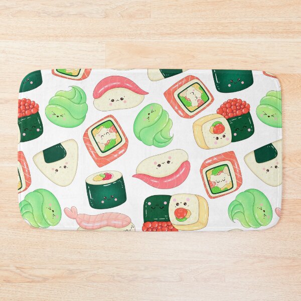 Item preview, Cute Sushi Set Pattern designed and sold by kriitiika.