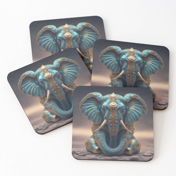 Item preview, Blue elephant of spirituality designed and sold by smartlogo_factory.