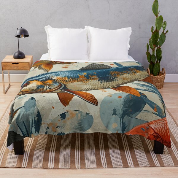 Item preview, Fish Art Color Classic Vintage - F04 designed and sold by BeebooDesign.