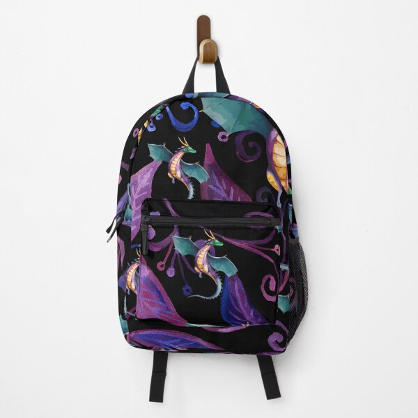 Item preview, Dragons and flores, pink,purple, designed and sold by loedbrok99.