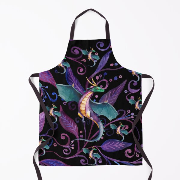 Item preview, Dragons and flores, pink,purple, designed and sold by loedbrok99.