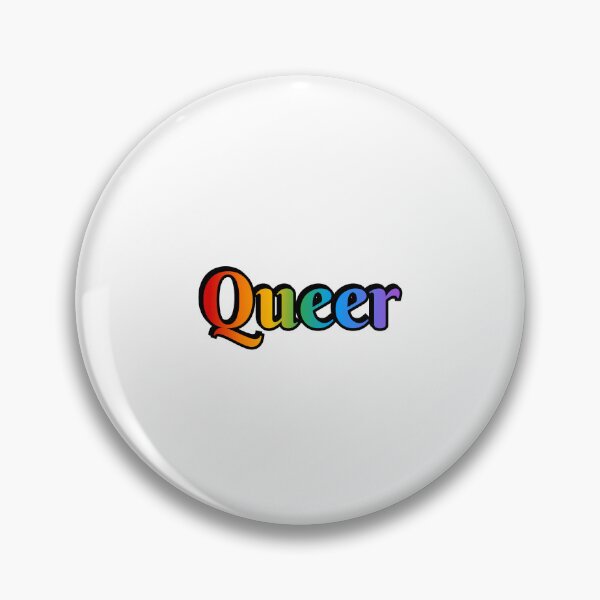 Item preview, Queer - rainbow gay pride flag colors designed and sold by Inspirationmotivation.
