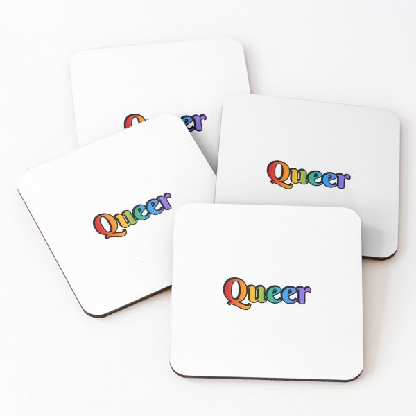 Item preview, Queer - rainbow gay pride flag colors designed and sold by Inspirationmotivation.